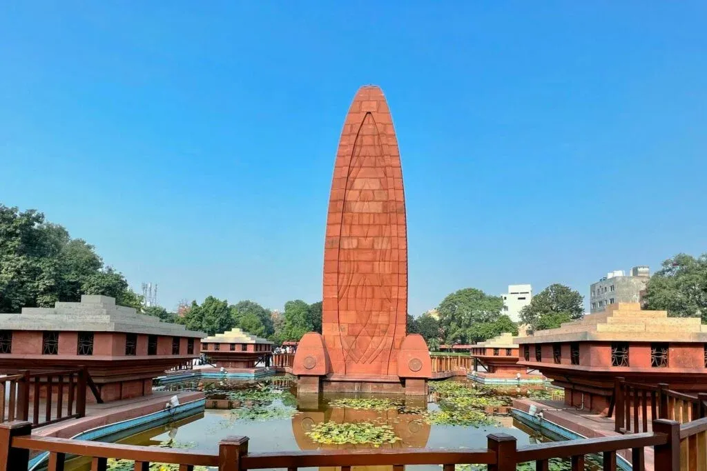 The eternal flame, a monument to those killed in Jallianwala Bagh massacre