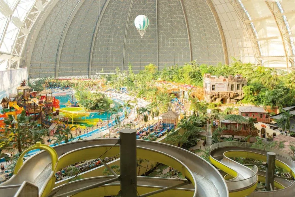 One of the best quirky things to do in Berlin is Tropical Islands resort