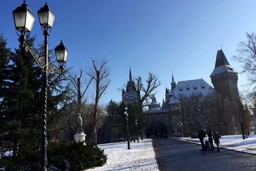 Vajdahunyad Castle in Budapest’s City Park