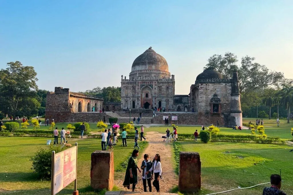 Bara Gumbad, a medieval monument in Lodhi Garden, Delhi