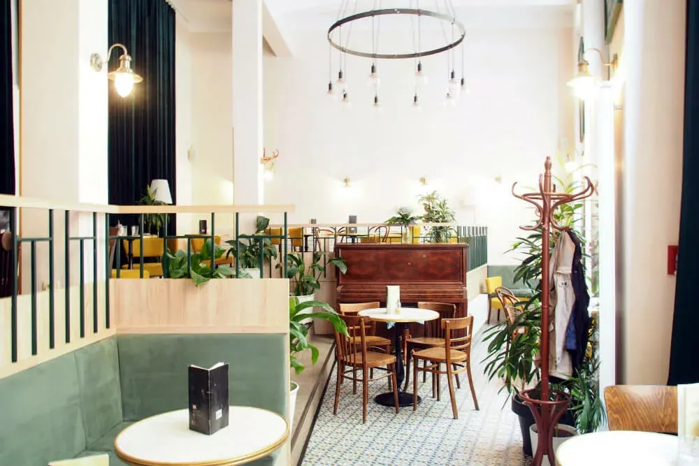 The bohemian Parisian-style interior at Dobre&Dobré, Bratislava