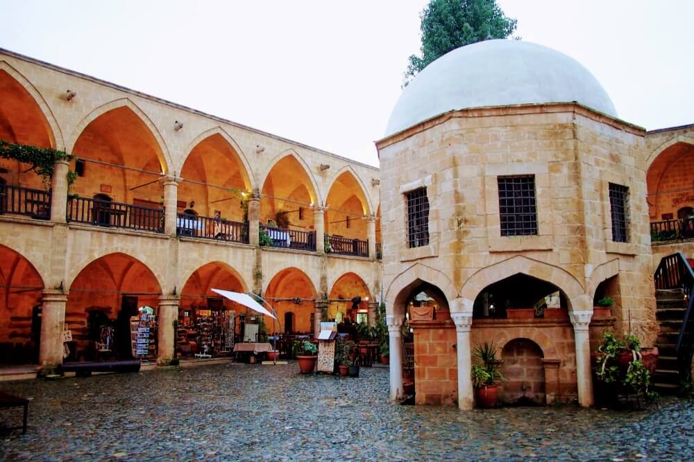 Büyük Han (Great Inn), an historic Caravanserai, now an arts & craft bazaar.