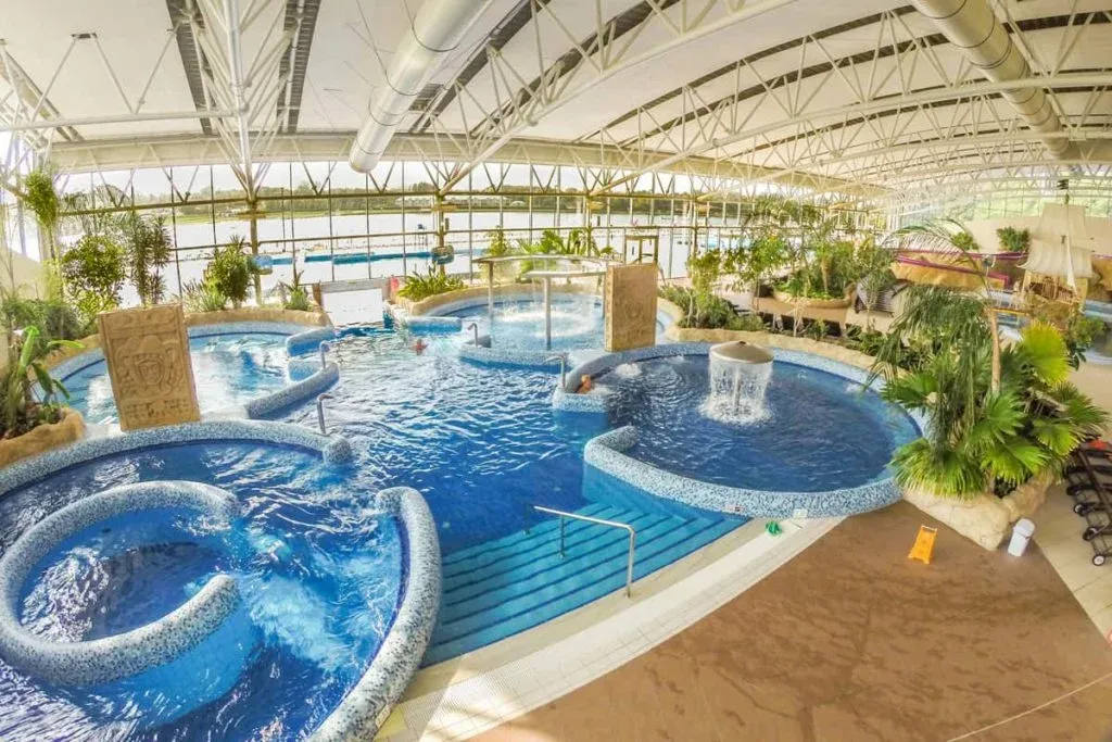 Inside the Aqua Park at Termy Maltańskie, Poznań