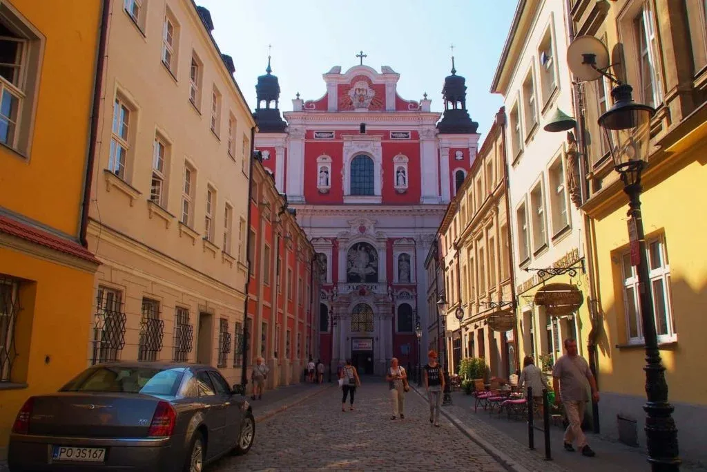 The imposing facade of Poznań’s Parish Church