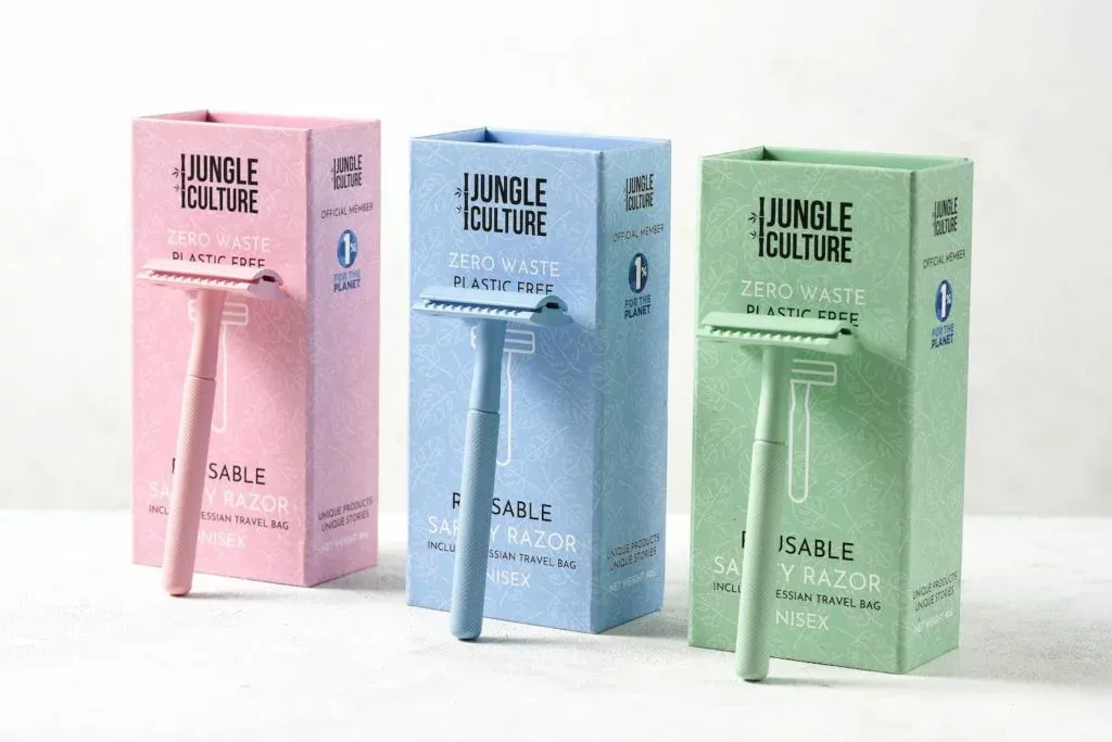 Zero-waste safety razors are now easy to come by, but some are funkier than others (Jungle Culture)