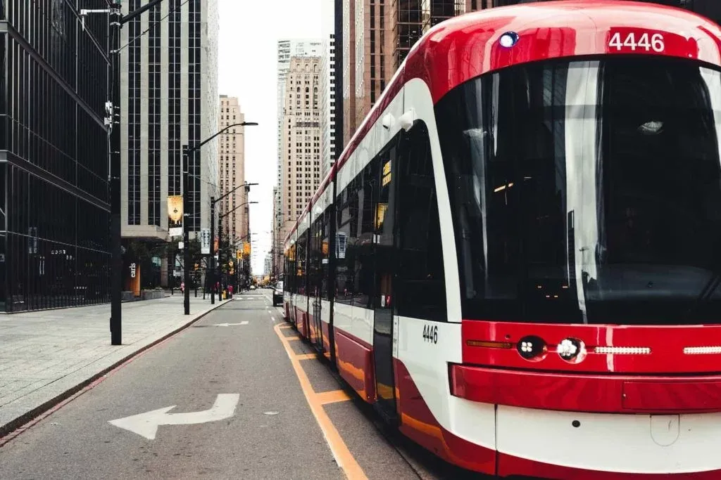 Trams are much better for the environment and super fun to ride